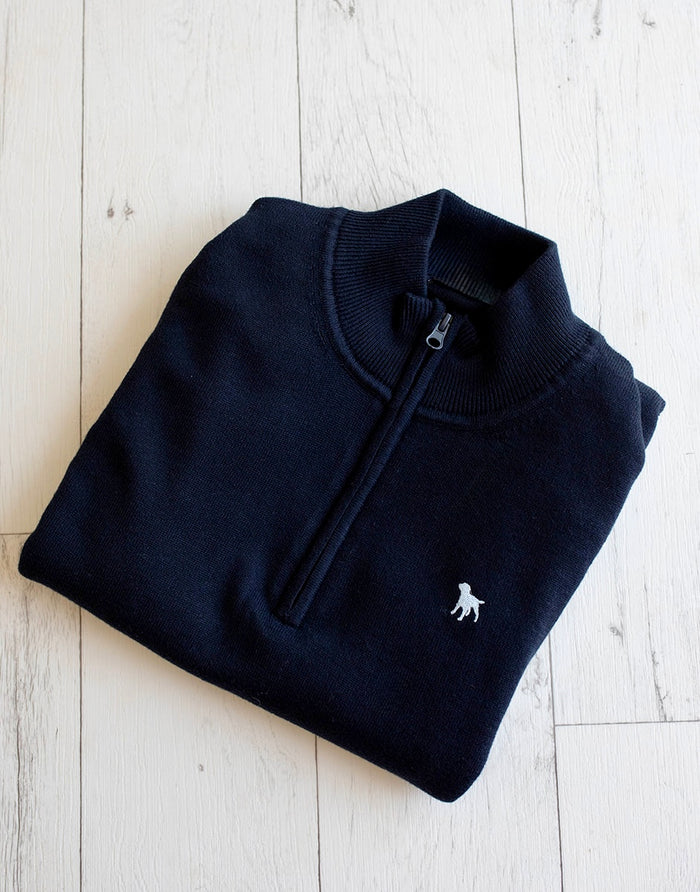Kingsland Knitted Quarter Zip Jumper