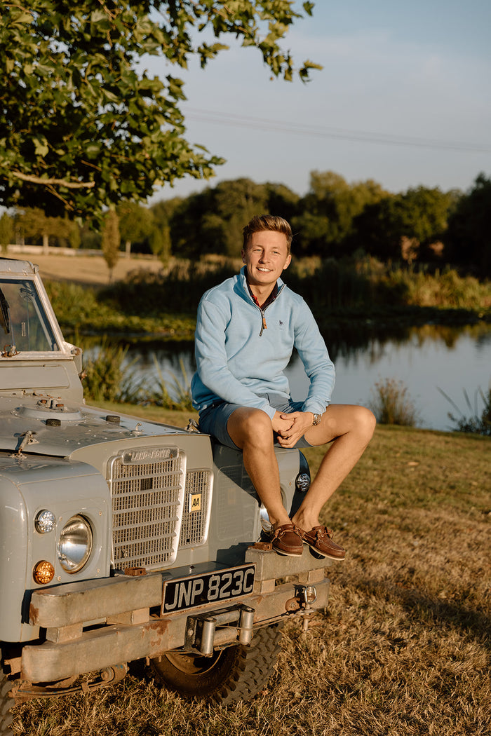 Marden Baby Blue 1/4 Zip