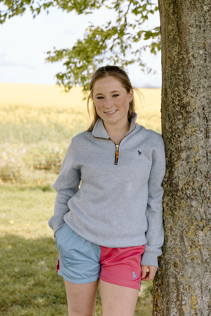 Pink And Blue Sellack Shorts