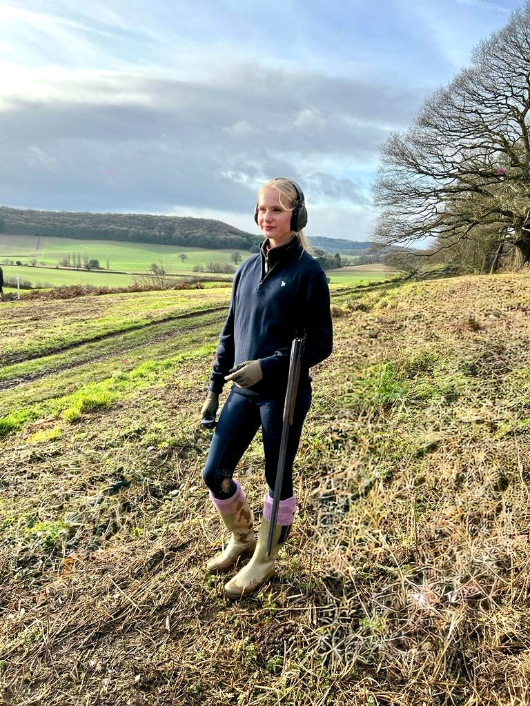 Kingsland Knitted Quarter Zip Jumper