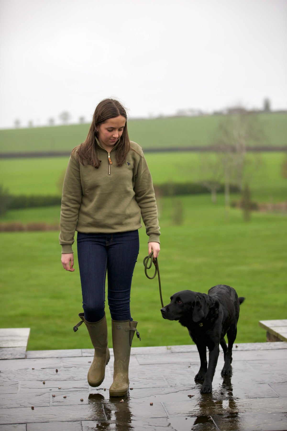 Marden Green 1/4 zip