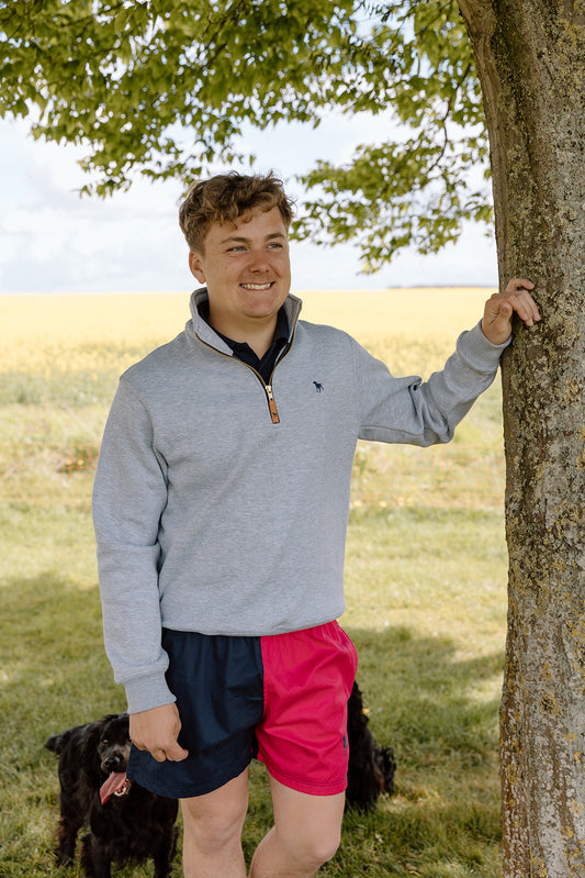 Marden grey 1/4 zip