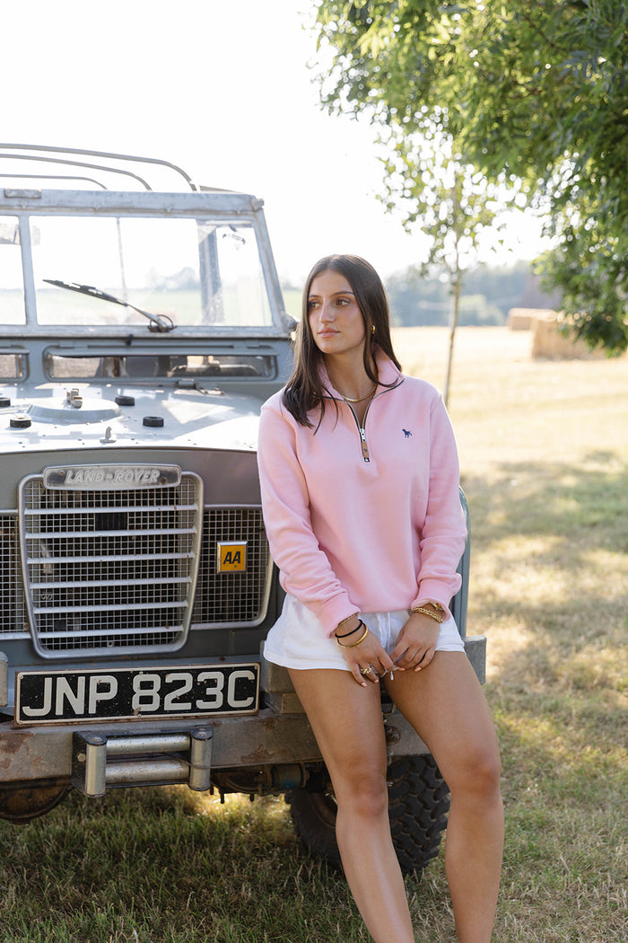 Marden Pink 1/4 zip
