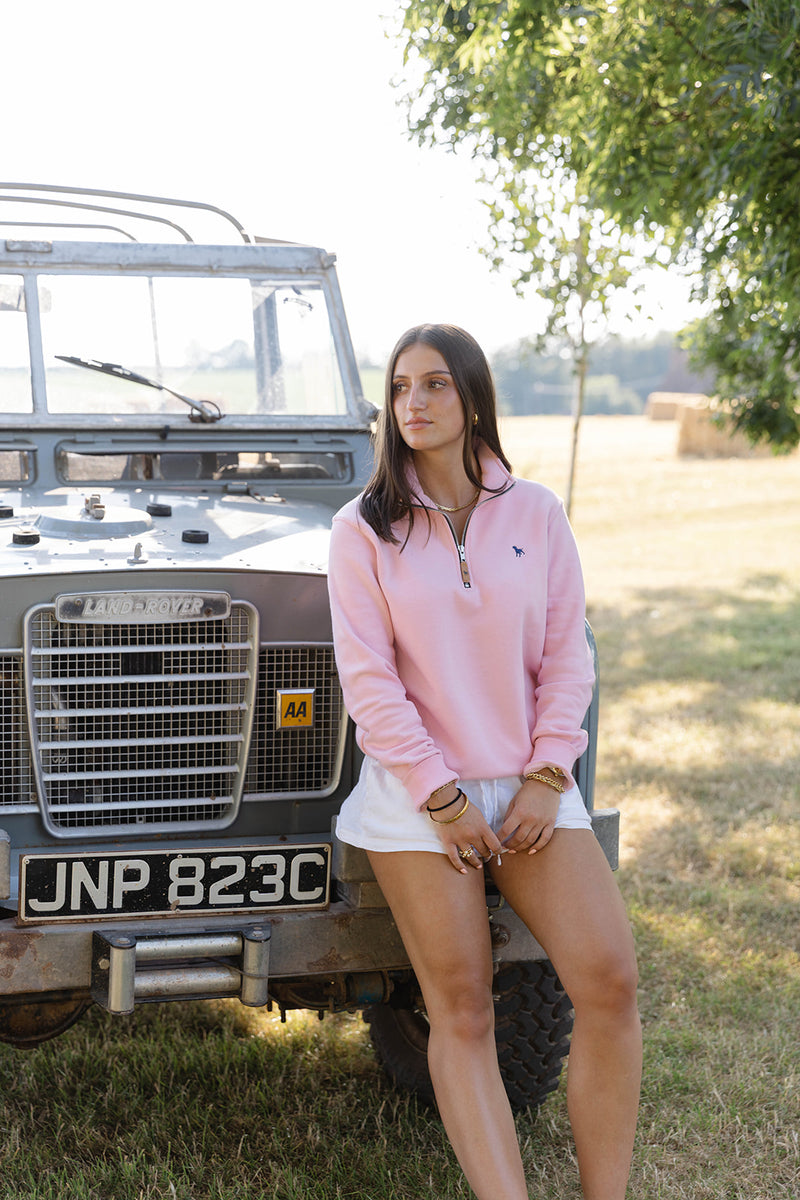Marden Pink 1/4 zip
