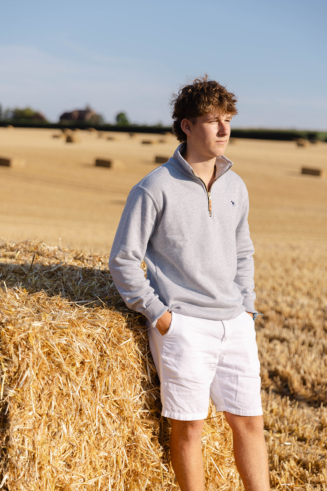 Marden Grey 1/4 Zip